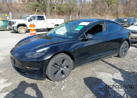 2021 Tesla Model 3 Standard Range Plus Rear-Wheel Drive из США, поврежденный, VIN 5YJ3E1EAXMF955496